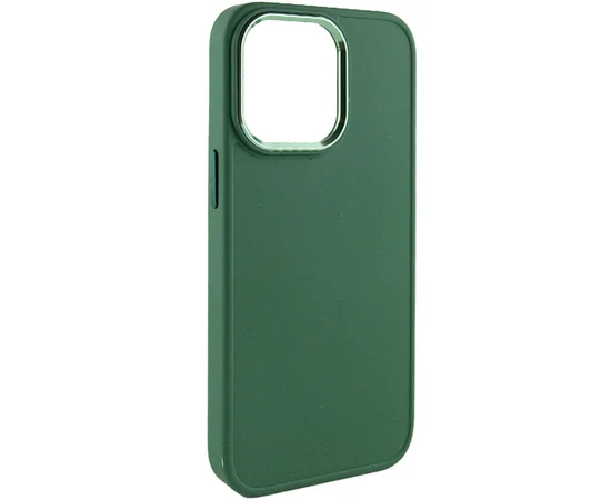 TPU чехол Bonbon Metal Style для Apple iPhone 14 Pro (6.1") Зеленый / Army green