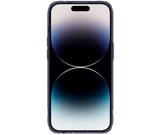 TPU чехол Nillkin Nature Pro Magnetic для Apple iPhone 14 Pro (6.1") Темно-фиолетовый (прозрачный)
