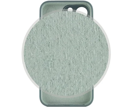 Чехол Silicone Case Full Camera Protective (AA) для Apple iPhone 14 Pro (6.1") Зеленый / Pine green