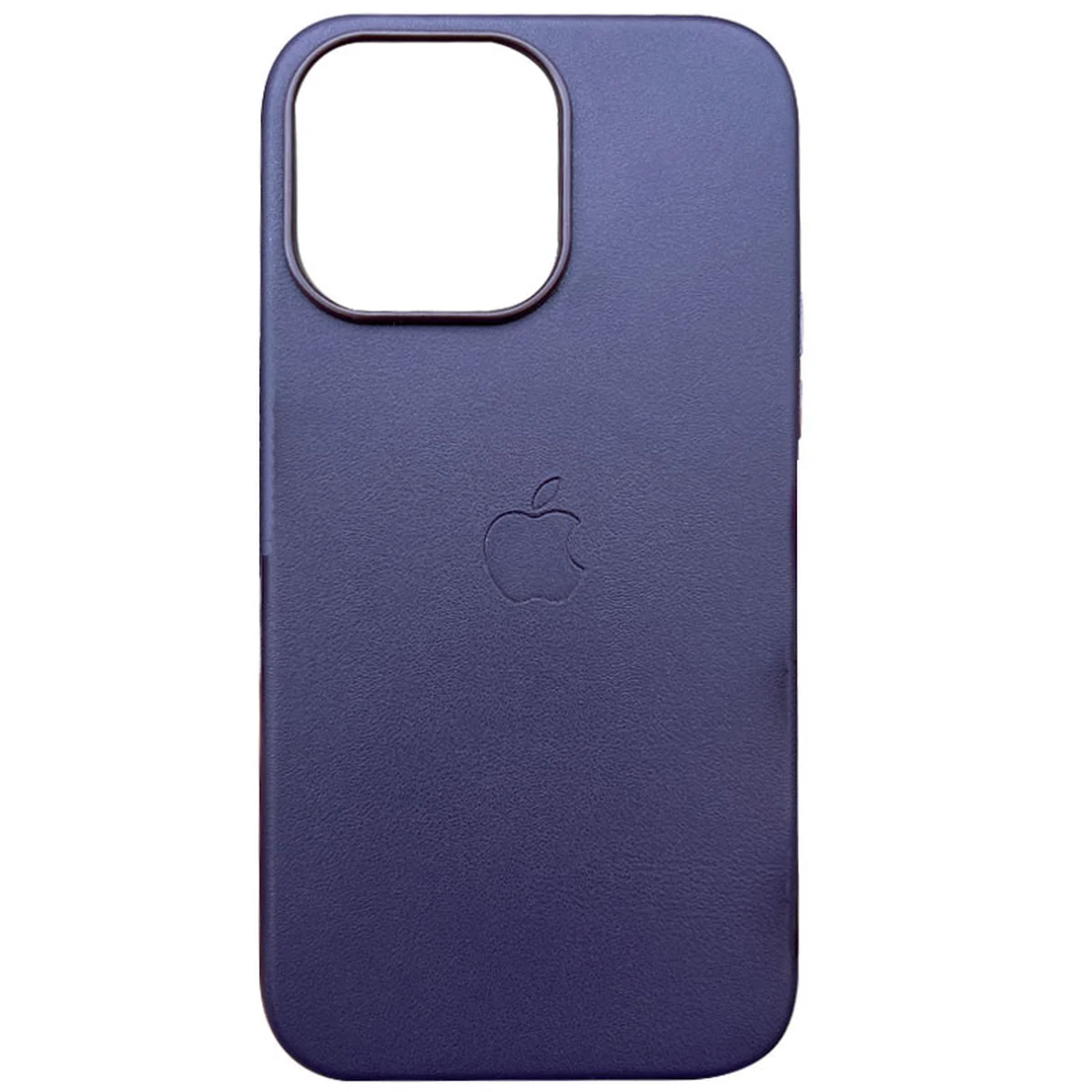 Шкіряний чохол Leather Case (AAA) з MagSafe and Animation для Apple iPhone 14 Pro (6.1") Deep Violet