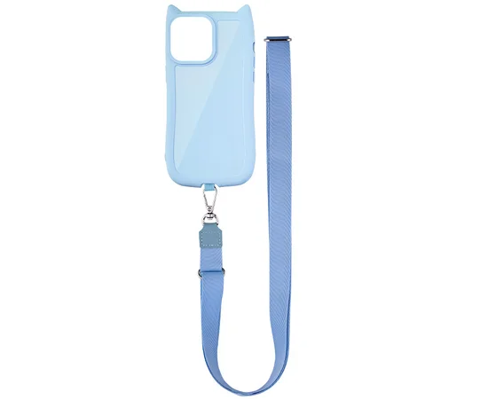 Чохол TPU GETMAN Cat with straps для Apple iPhone 14 Pro (6.1") Blue