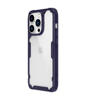 TPU чохол Nillkin Nature Pro Series для Apple iPhone 14 Pro (6.1") Темно-фіолетовий (прозорий)