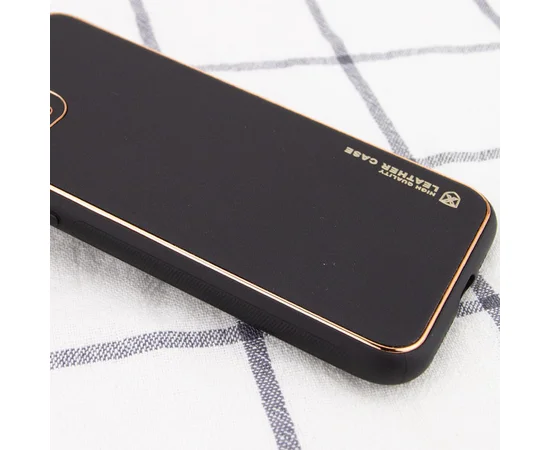 Кожаный чехол Xshield для Apple iPhone 14 Pro (6.1") Черный / Black