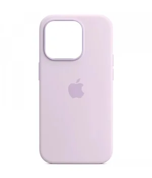 Чехол Silicone case (AAA) full with Magsafe and Animation для Apple iPhone 14 Pro (6.1") Сиреневый / Lilac
