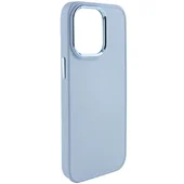 TPU чехол Bonbon Metal Style для Apple iPhone 14 Pro (6.1") Голубой / Mist blue