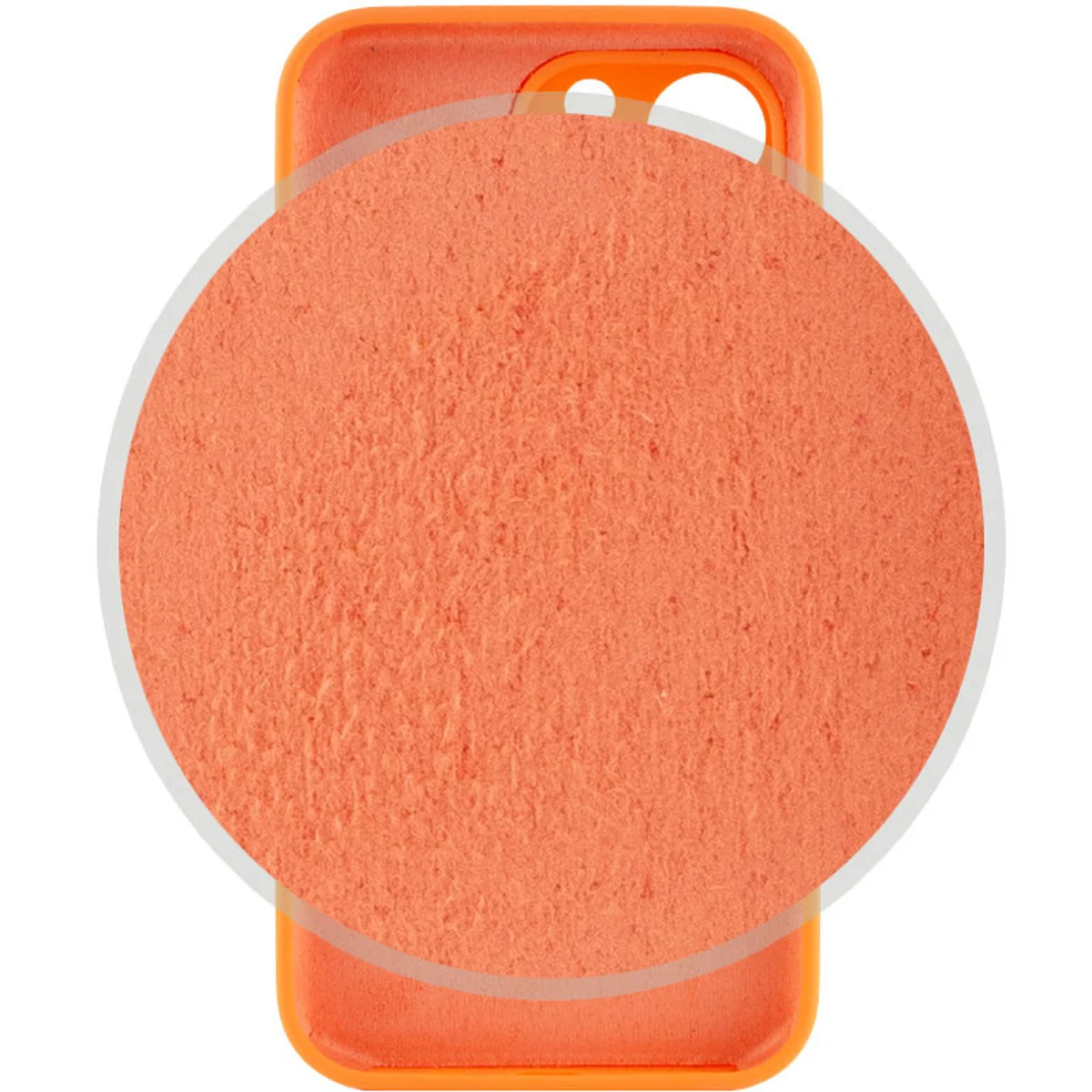 Чохол Silicone Case Full Camera Protective (AA) Apple iPhone 14 Pro (6.1") Помаранчевий / Kumquat