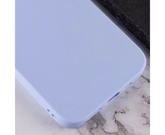 Силиконовый чехол Candy для Apple iPhone 14 Pro (6.1") Голубой / Lilac Blue