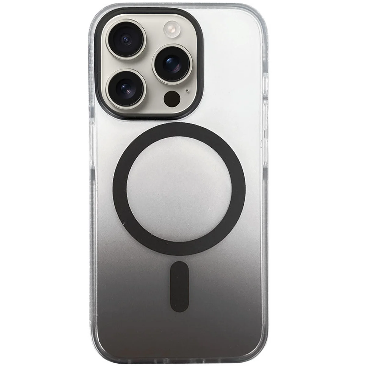 Чехол TPU+PC Shadow with MagSafe для Apple iPhone 14 Pro (6.1") Gray