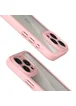 TPU чехол Transparent + Colour 1,5mm для Apple iPhone 14 Pro (6.1") Pink