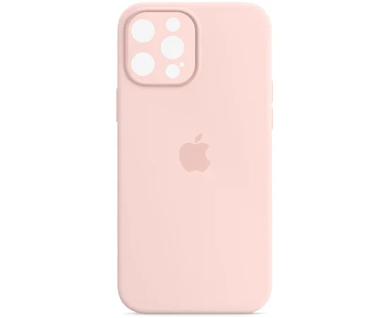 Чохол Silicone Case Full Camera Protective (AA) Apple iPhone 14 Pro (6.1") Рожевий / Chalk Pink