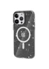 Чехол TPU Galaxy Sparkle (MagFit) для Apple iPhone 14 Pro (6.1") Black+Glitter