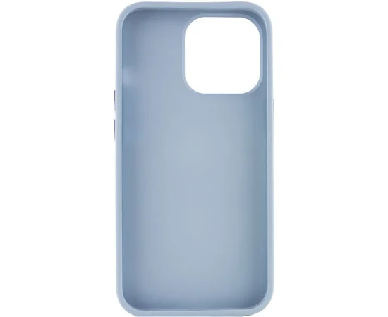 TPU чехол Bonbon Metal Style для Apple iPhone 14 Pro (6.1") Голубой / Mist blue