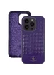 Шкіряний чохол Polo Santa Barbara для Apple iPhone 14 Pro (6.1") Purple