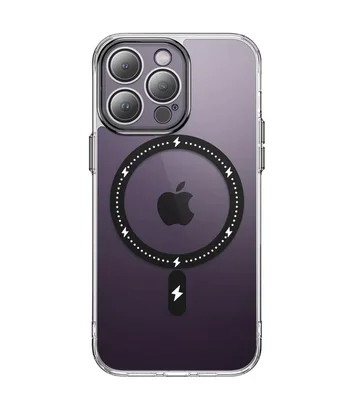 Чохол TPU+PC Colorful with MagSafe для Apple iPhone 14 Pro (6.1") Black Чохол TPU+PC Colorful with MagSafe для Apple iPhone 14 Pro (6.1") Black