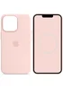 Чохол Silicone case (AAA) full with Magsafe and Animation для Apple iPhone 14 Pro (6.1") Рожевий / Chalk Pink