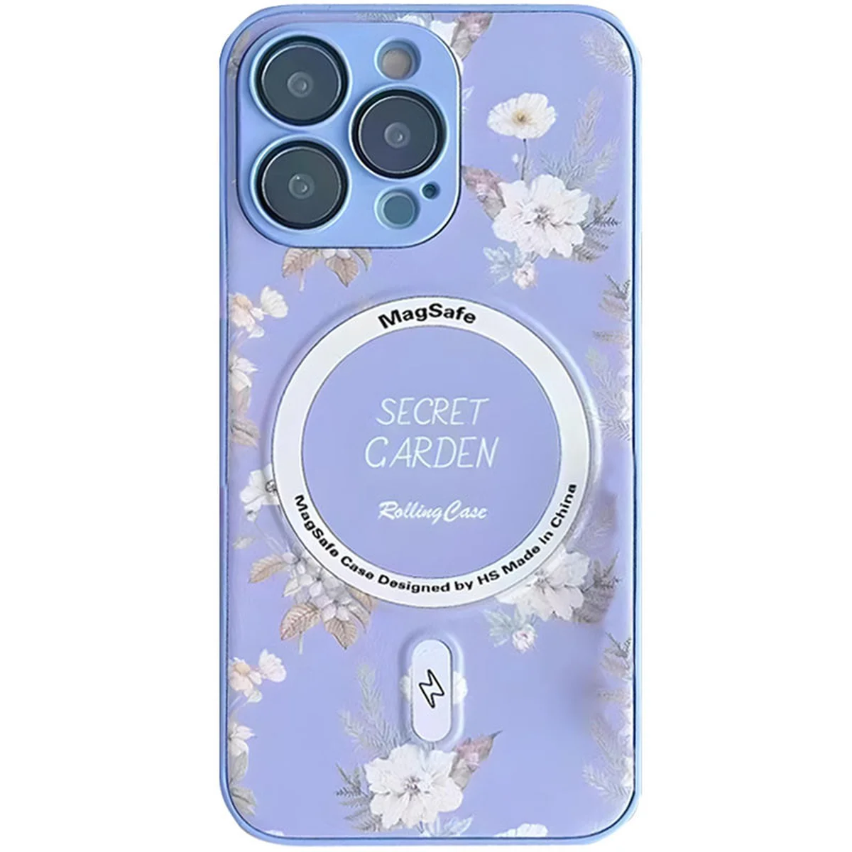 TPU+PC чехол Secret Garden with MagSafe для Apple iPhone 14 Pro (6.1") Lilac
