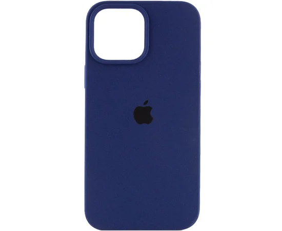 Чехол Silicone Case Full Protective (AA) для Apple iPhone 14 Pro (6.1") Синий / Deep navy