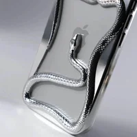 TPU чехол Snake для Apple iPhone 14 Pro (6.1") Silver