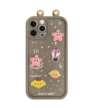 Чехол TPU Toys Case with Ears для Apple iPhone 14 Pro (6.1") Brown