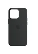 Чохол Silicone case (AAA) full with Magsafe and Animation для Apple iPhone 14 Pro (6.1") Чорний / Midnight