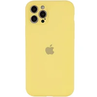 Чохол Silicone Case Full Camera Protective (AA) Apple iPhone 14 Pro (6.1") Жовтий / Mellow Yellow