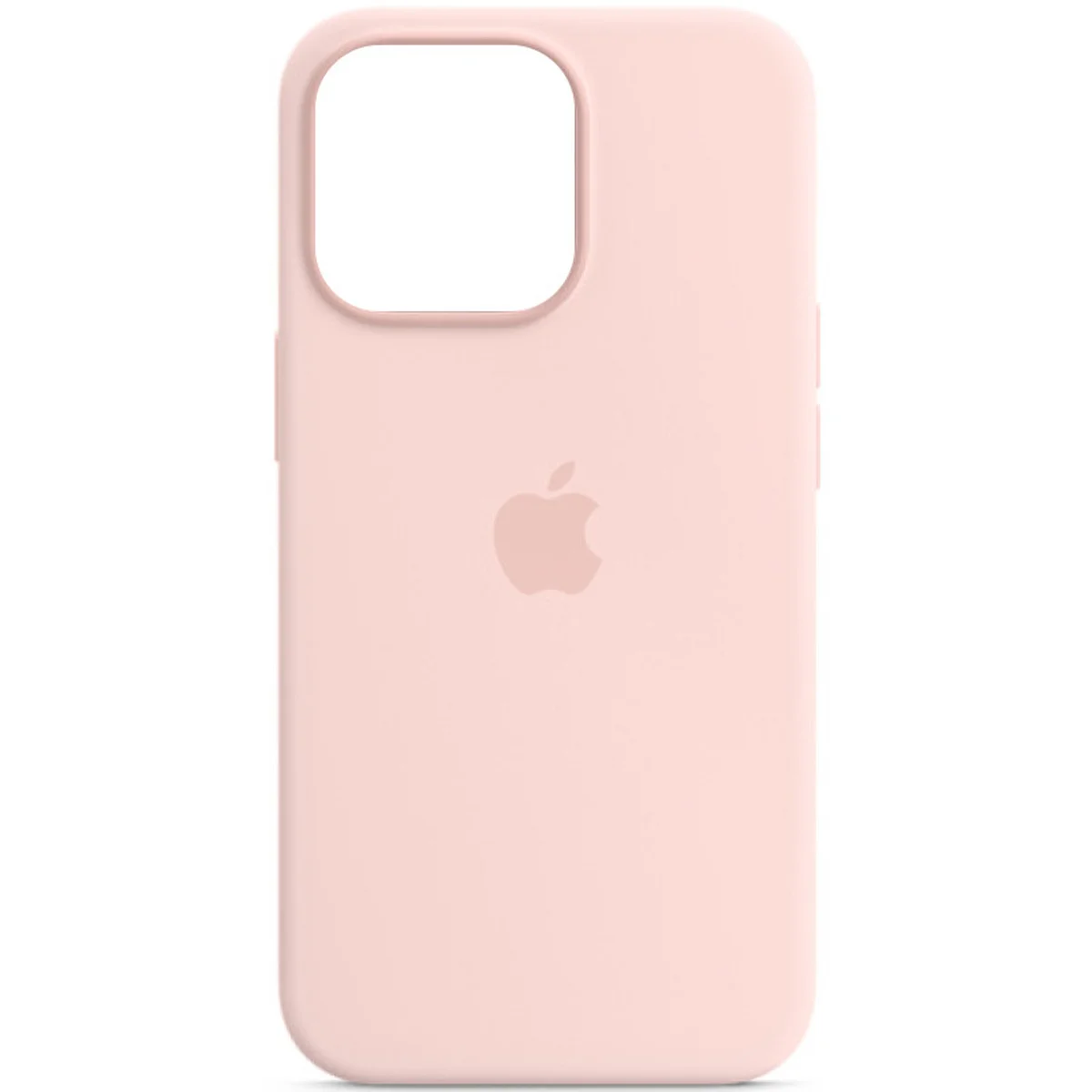 Чехол Silicone case (AAA) full with Magsafe and Animation для Apple iPhone 14 Pro (6.1") Розовый / Chalk Pink