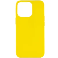 Силиконовый чехол Candy для Apple iPhone 14 Pro (6.1") Желтый