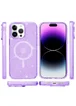 Чехол TPU Galaxy Sparkle (MagFit) для Apple iPhone 14 Pro (6.1") Purple+Glitter