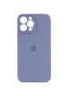 Чехол Silicone Case Full Camera Protective (AA) для Apple iPhone 14 Pro (6.1") Серый / Lavender Gray / PVH