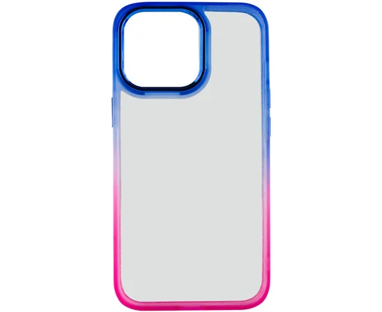 Чехол TPU+PC Fresh sip series для Apple iPhone 14 Pro (6.1") Розовый / Синий