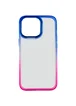 Чехол TPU+PC Fresh sip series для Apple iPhone 14 Pro (6.1") Розовый / Синий