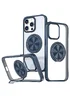 TPU+PC чехол Metal Ring with MagSafe для Apple iPhone 14 Pro (6.1") Синий