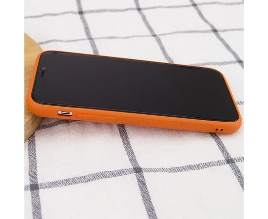 Кожаный чехол Xshield для Apple iPhone 14 Pro (6.1") Оранжевый / Apricot