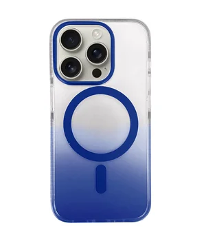 Чехол TPU+PC Phantom with MagSafe для Apple iPhone 14 Pro (6.1") Blue