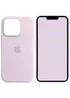 Чохол Silicone case (AAA) full with Magsafe and Animation для Apple iPhone 14 Pro (6.1") Бузковий / Lilac