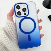 Чехол TPU+PC Shadow with MagSafe для Apple iPhone 14 Pro (6.1") Blue
