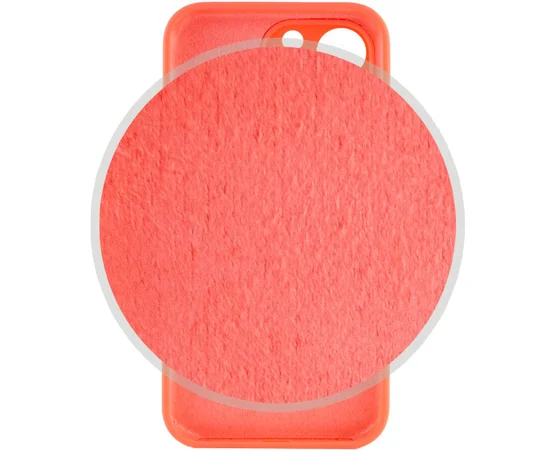Чехол Silicone Case Full Camera Protective (AA) для Apple iPhone 14 Pro (6.1") Оранжевый / Pink citrus