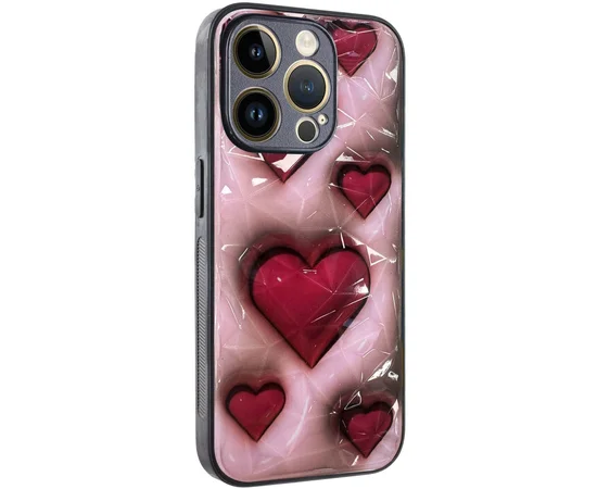 TPU+PC чехол Prisma Plushie для Apple iPhone 14 Pro (6.1") Hearts