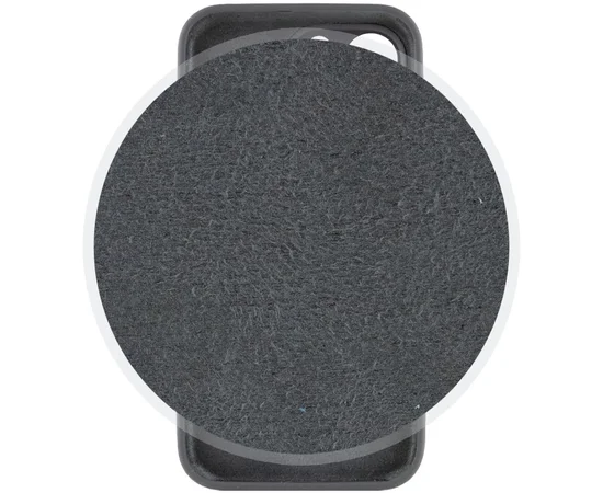 Чехол Silicone Case Full Camera Protective (AA) для Apple iPhone 14 Pro (6.1") Серый / Dark Gray / PVH