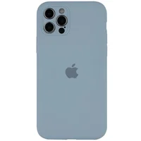 Чехол Silicone Case Full Camera Protective (AA) для Apple iPhone 14 Pro (6.1") Голубой / Sweet Blue