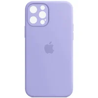 Чехол Silicone Case Full Camera Protective (AA) для Apple iPhone 14 Pro (6.1") Сиреневый / Lilac