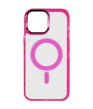 Чехол TPU Iris with MagSafe для Apple iPhone 14 Pro (6.1") Малиновый