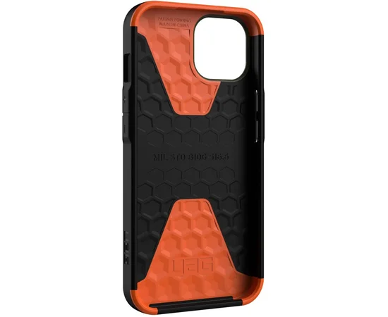 Чехол TPU UAG CIVILIAN series для Apple iPhone 14 Pro (6.1") Зеленый
