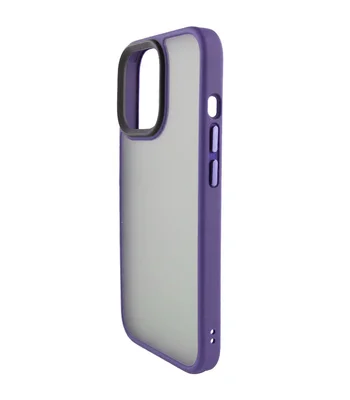 TPU+PC чохол Metal Buttons для Apple iPhone 14 Pro (6.1") Темно-фіолетовий