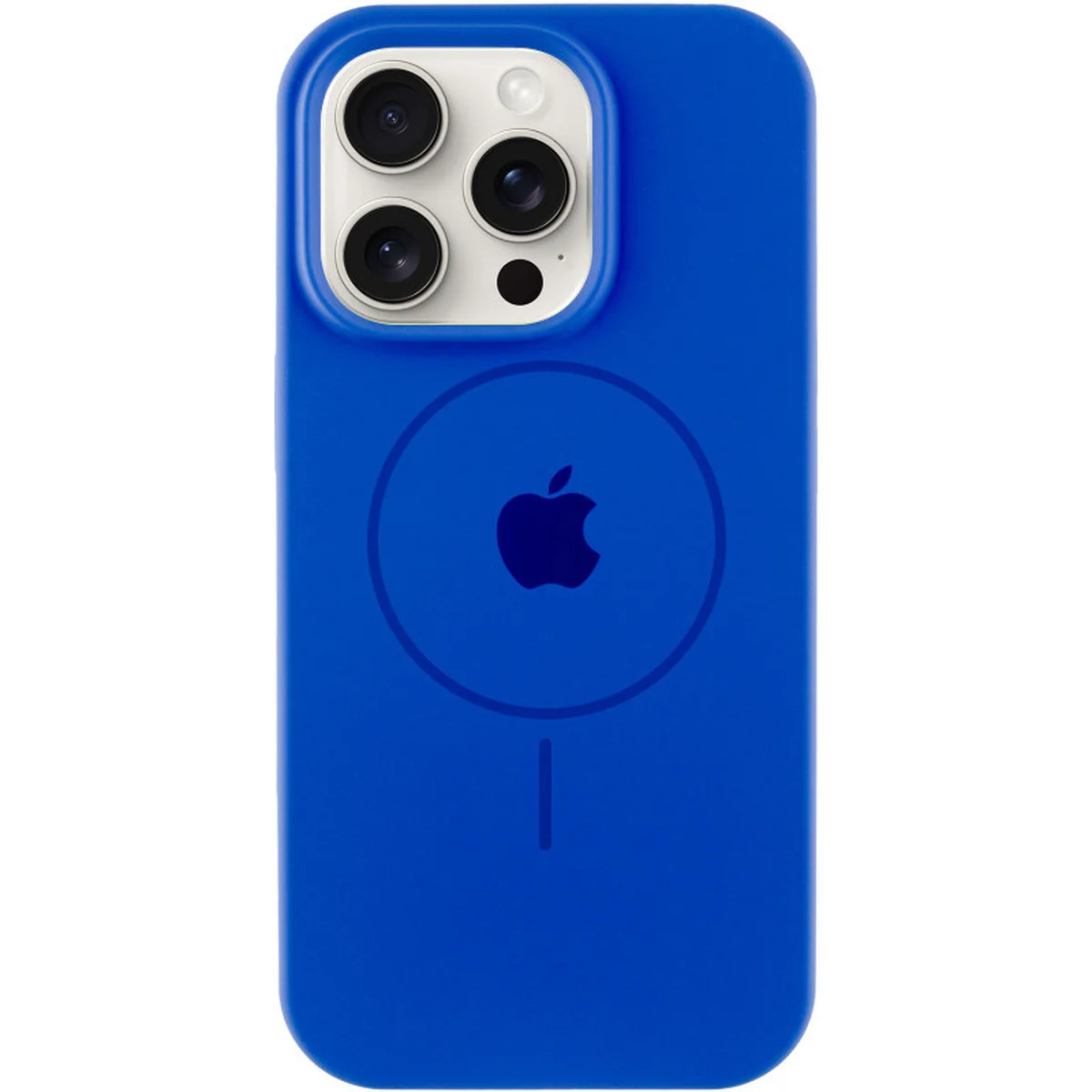 Чохол Silicone Case Full Protective (AA) with MagSafe для Apple iPhone 14 Pro (6.1") Синій / Capri Blue