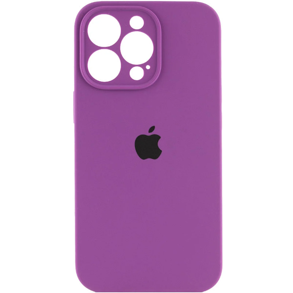Чохол Silicone Case Full Camera Protective (AA) для Apple iPhone 14 Pro (6.1") Фіолетовий / Grape