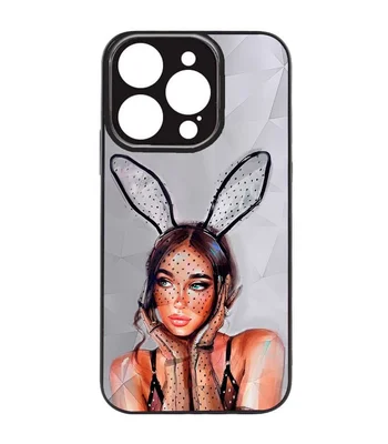 TPU+PC чехол Prisma Ladies для Apple iPhone 14 Pro (6.1") Rabbit