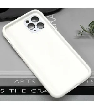 Чехол TPU+Glass Sapphire Midnight with MagSafe для Apple iPhone 14 Pro (6.1") Белый / White