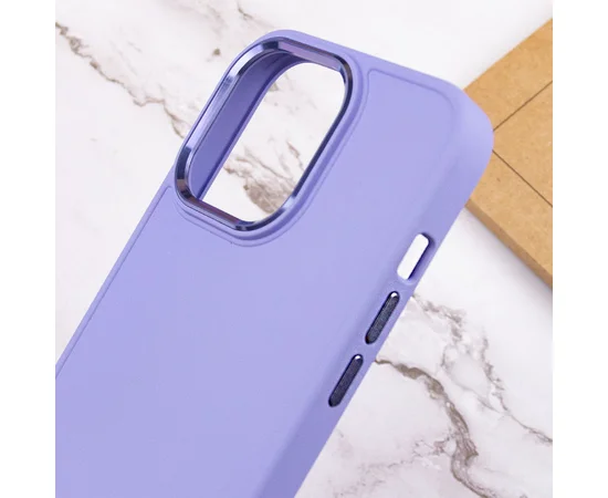 TPU чехол Bonbon Metal Style для Apple iPhone 14 Pro (6.1") Сиреневый / Dasheen