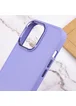 TPU чехол Bonbon Metal Style для Apple iPhone 14 Pro (6.1") Сиреневый / Dasheen